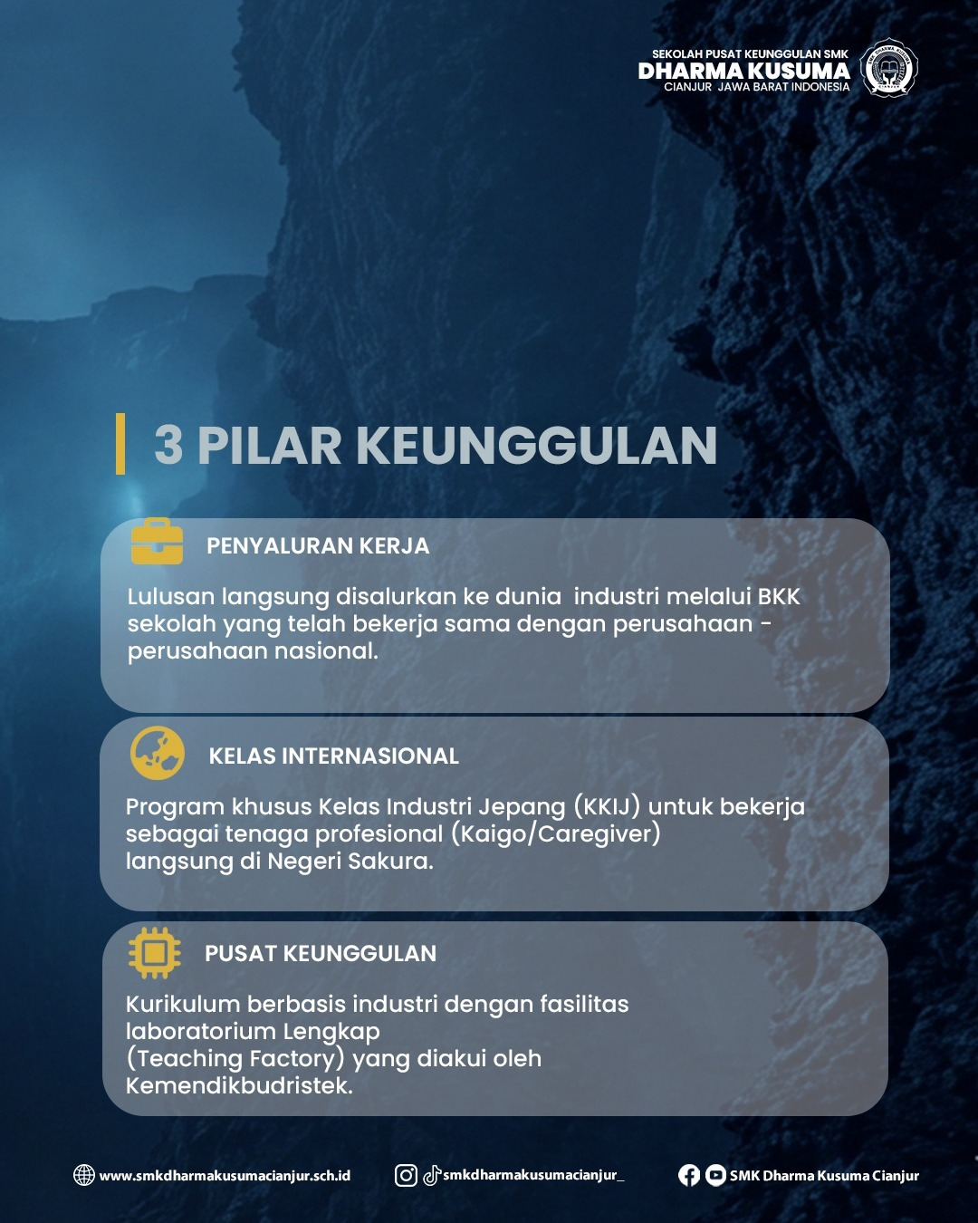 Panduan Pendaftaran SPMB SMK DHARMA KUSUMA CIANJUR